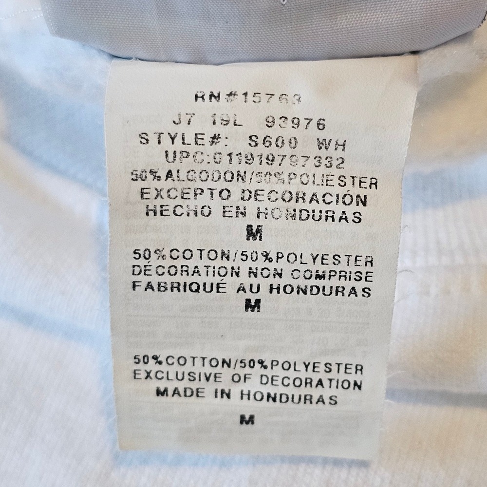 Champion Friends Rachel's Thanksgiving Trifle Graphic Sweatshirt White Medium - Picture 4 of 5